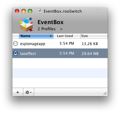 rooSwitch with two twitter profiles rooSwitch with two twitter profiles