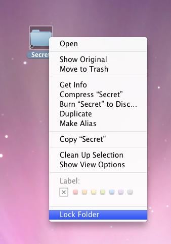 Contextual Menu Item in 10.6