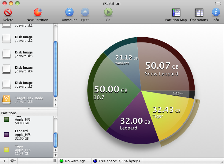 free ipartition