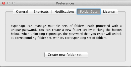 Folder Sets